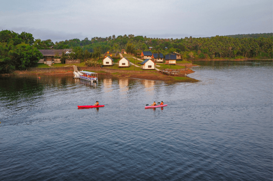 kayaking at sofia's lake