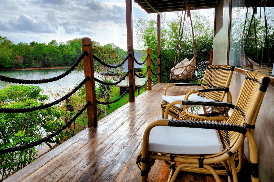 sofia's lake villa porch