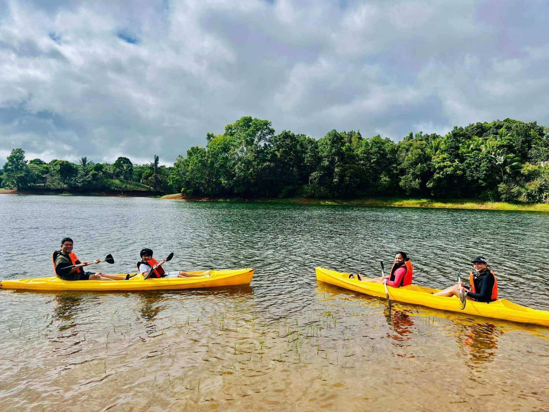 kayaking at sofia's lake