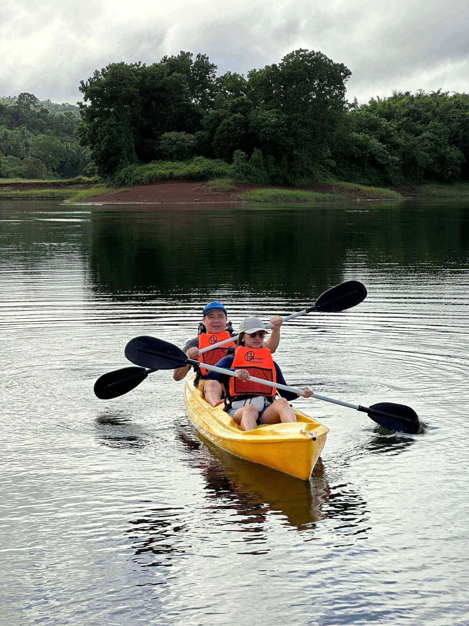 kayaking at sofia's lake